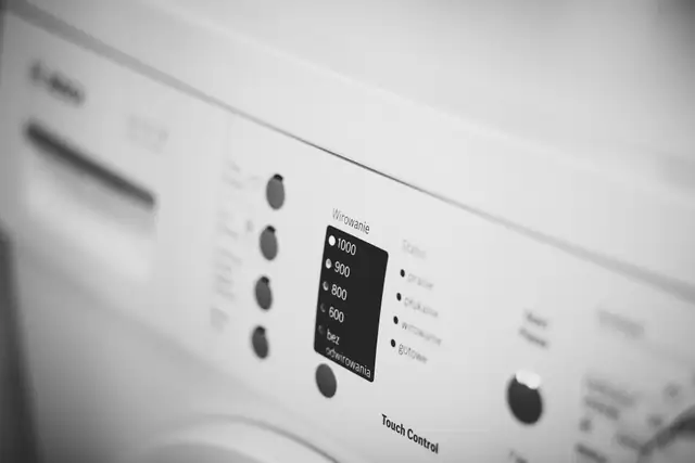 Front-load washing machine control panel
