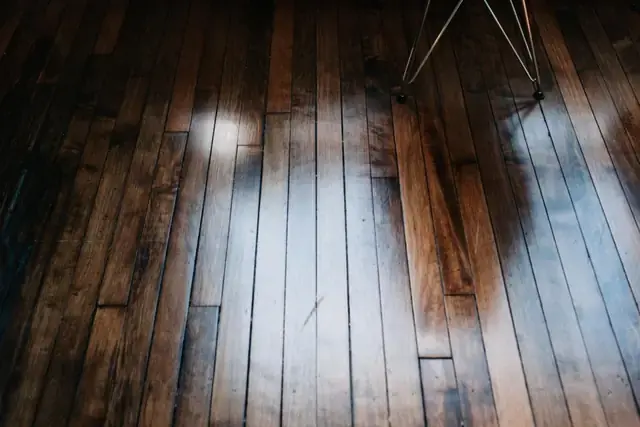 Close-up of a hardwood floor